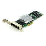 Placa De Rede 4 Portas Gigabit Hp Nc364t Hstns-bn26 1000mbps