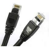 Cable Ethernet Cat.6a Moldeado Negro 3ft