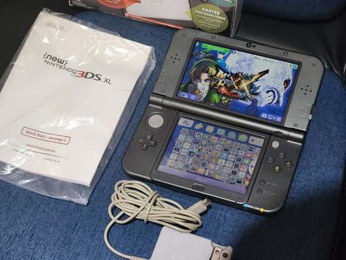 New Nintendo 3ds Xl Luma C Caja Y Manuales