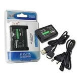 Fonte Carregador Bivolt + Cabo Usb Para Ps Vita Fat