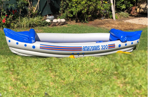 Kayak Inflable Amazonas Para 2 Personas. Falta Un Asíento.