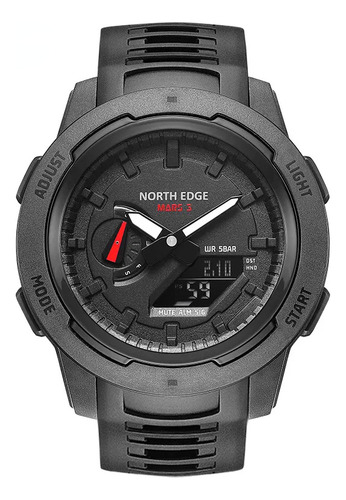 Reloj Digital North Edge Mars3 Para Hombre, Relojes Deportiv