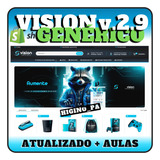 Tema Shopify Vision Generico + Aulas E Scripit Css