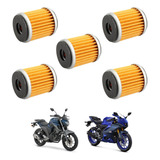 5 Filtros De Aceite Yamaha Fz25 / R15 