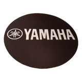 Yamaha Logo Blanco Fondo Negro Slipmat Paño Suave Scratch