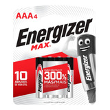 Pilas Aaa Energizer Max Alcalina Blister X 4 Unidades Pila