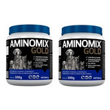 Kit C/ 2 Aminomix Gold 500g Vetnil Suplemento Vitamínico