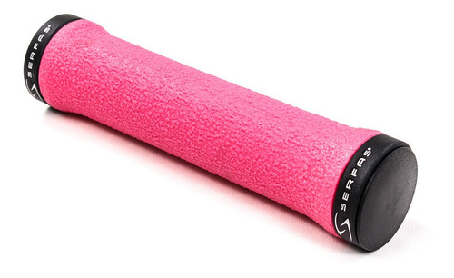 Puños Manoplas Grips Bicicleta Serfas Cngt Super Thin Doble Lock On Gel - Color Rosa