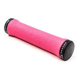 Puños Manoplas Grips Bicicleta Serfas Cngt Super Thin Doble Lock On Gel - Color Rosa