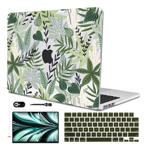 Funda Lcmocico Para Macbook Air 13 M2 + C/teclado Tropical