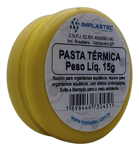 Pasta Termica De Alta Dissipação 15g