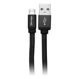 Cable Vorago Cab-212 Usb A Micro Usb 2 Metros Cab-212-bk /v Color Negro