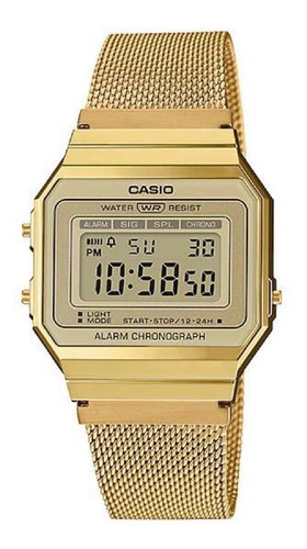 Reloj Casio Dorado A700wemg Original