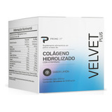 Colágeno Hidrolizado Velvet+ Primetech 30 Sobres De 10.82g