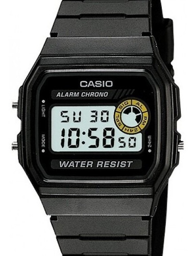 Relógio Casio Masculino Vintage Digital  Preto Quadrado 