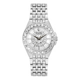 Reloj De Cuarzo Bulova Ladies Crystal Phantom De Acero Inoxi