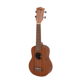 Ukelele Soprano Parquer De Madera Natural Con Funda