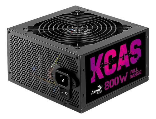 Fonte De Alimentação Aerocool Kcas 800w 80 Plus Bronze