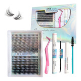 Kit De Extensión De Pestañas Diy 280 Grupos 30d+40d Set