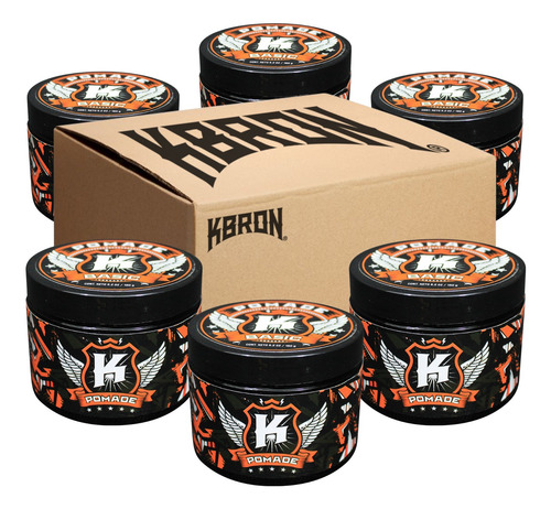 Six Kbron Pomade Basic Rocker 150g Pomada