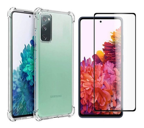 Kit Pelicula + Capa Capinha Case Para Samsung Galaxy S20 Fe