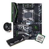 Kit Gamer Placa Mãe X99 Huananzhi F8 Xeon E5 2670 V3 128gb