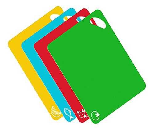 Tabla De Cortar Flexible De Agarre Resistente, Juego De Alfo