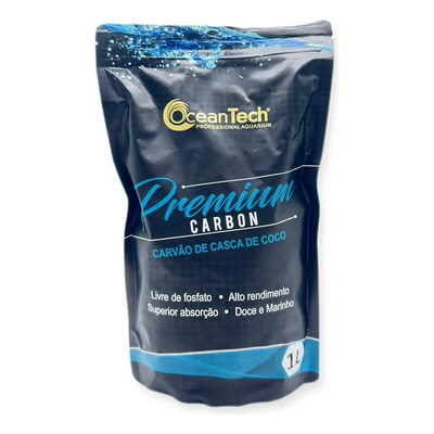 Carvão Ativado Filtro Para Aquários Ocean Tech Premium Carbon 1 Litro Do 700g | MercadoLivre