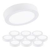 Pack 10 Unidades 12w Lampara Led Techo Plafon Nube 