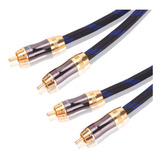 Kuyiohifi Cable De Audio Estreo Dual 2rca Macho A 2rca Macho