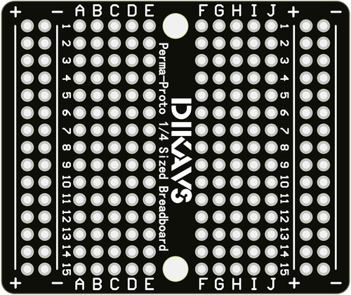 Placa Pcb Doble Faz Protoboard 210 Puntos 55 X 44mm [ Max ]