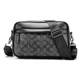 Bandolera De Cuero Para Hombre Bolso Crossbody Lujo Moderno