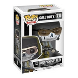 Funko Pop 70 Lt. Simon  Ghost   Riley Call Of Duty