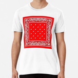 Remera Nomades Trendy Western Red Bandana Algodon Premium 