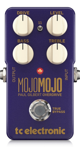 Pedal Overdrive Tc Electronic Mojomojo Paul Gilbert Edition Cor Roxo