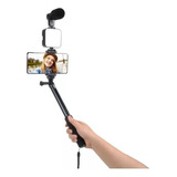 Kit De Vídeo Profesional 2en1 Estabilizador Tripode Y Selfie