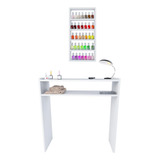 Mesa De Manicure Manicure + Expositor Esmaltes Profissional