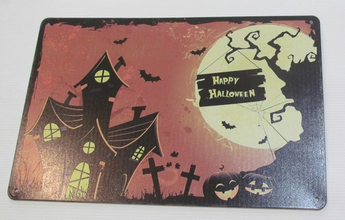 Poster Anuncio Cartel Halloween Decoracion Casa Oficina 