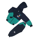 Conjunto De Sudadera Para Niños De Mickey De 3 Piezas 