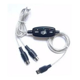 Cable Convertidor Pc Para Teclado Música Adaptador Midi/usb