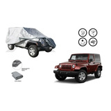 Cubierta Funda Cubre Auto Afelpada Jeep Wrangler 3.8l 2008