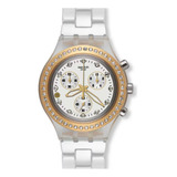 Reloj Swatch Svck4068ag Full Blooded Marvelous Yellow