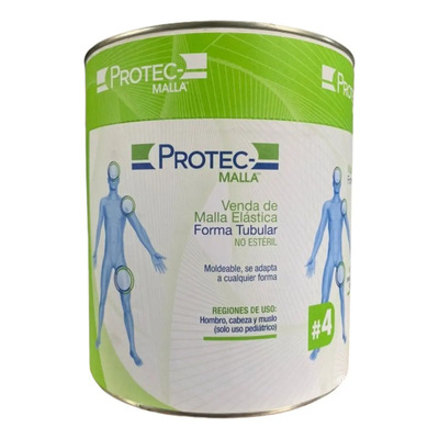 Protec Venda Malla Tubular No. 4 100 M Color Blanco | Envío gratis