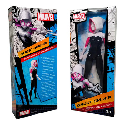 Figura Ghost-Spider Marvel Juguete Niños Articulada 27cm Coleccionable | Meses sin interés