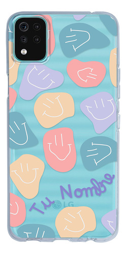 Funda Para LG Happy Faces Para Mujer Tu Nombre