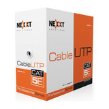 Bobina De Cable Red Cat5 Certificado Nexxt Ab355nxt01 Gris