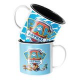 Taza Enlozada Lechera Patrulla Canina Completa Paw Patrol