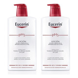 Crema Corporal Eucerin Para Piel Sensible 2 Pzas De 1 Litro