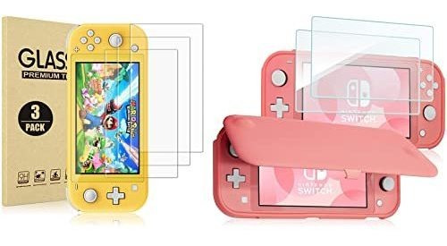 Funda Abatible Para Nintendo Switch Lite 2019 Rosa