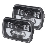 Faros Delanteros Cuadrados Led De 6x7  Para Chevy Silverado